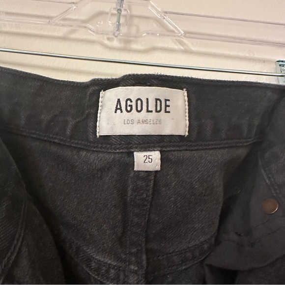 COPY - AGOLDE Lana High Rise Black Jeans - Picture 5 of 5